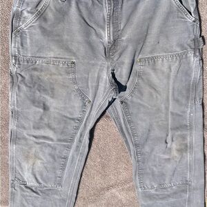 Carhartt Gray Duck Double Front Work Pant